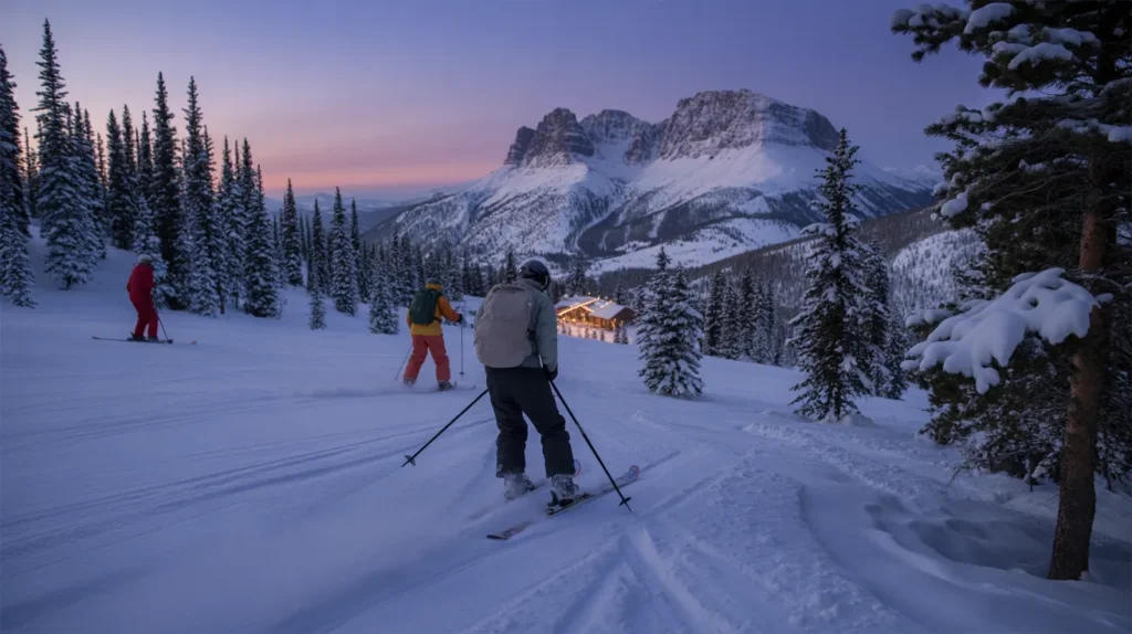 Experiencing Christmas Eve Skiing Traditions in Montana
