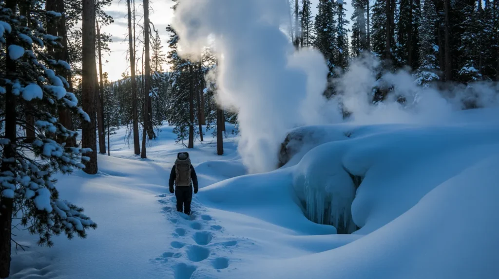 Exploring Yellowstone National Park in Winter